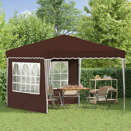 Tenda per feste a pop-up 288 x 288 x 245 cm Marrone | homemem39