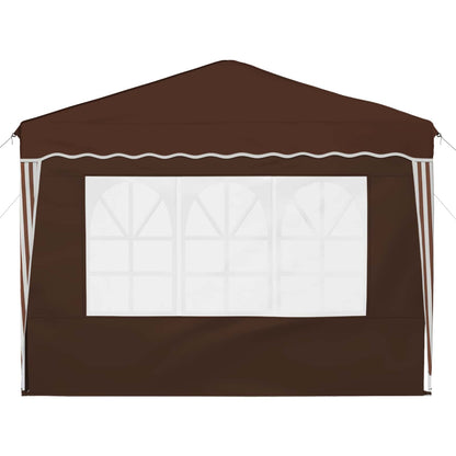 Tenda per feste a pop-up 288 x 288 x 245 cm Marrone | homemem39