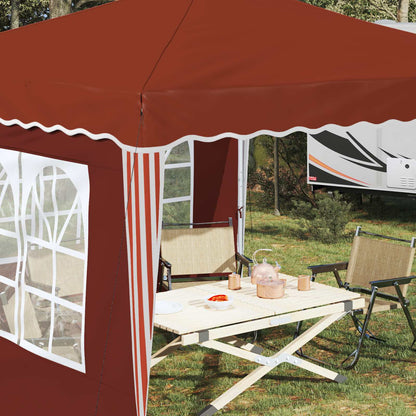 Tenda per feste a pop-up 288 x 288 x 245 cm Terracotta | homemem39