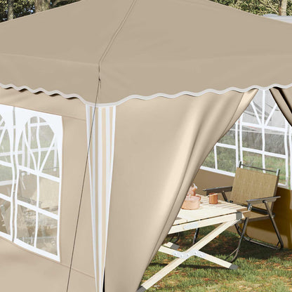 Tenda per feste a pop-up 288 x 288 x 245 cm Crema | homemem39