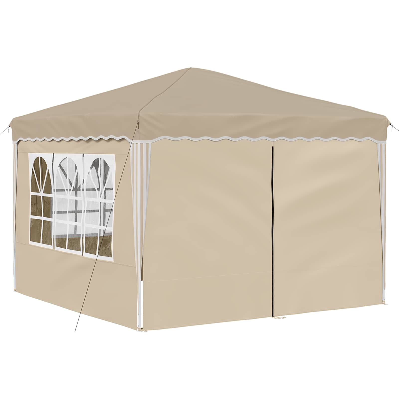 Tenda per feste a pop-up 288 x 288 x 245 cm Crema | homemem39