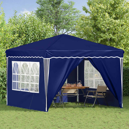Tenda per feste a pop-up 288 x 288 x 245 cm Blu Tessuto Oxford | homemem39