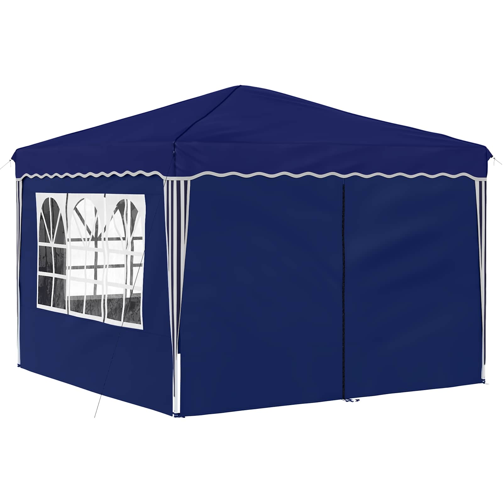 Tenda per feste a pop-up 288 x 288 x 245 cm Blu Tessuto Oxford | homemem39