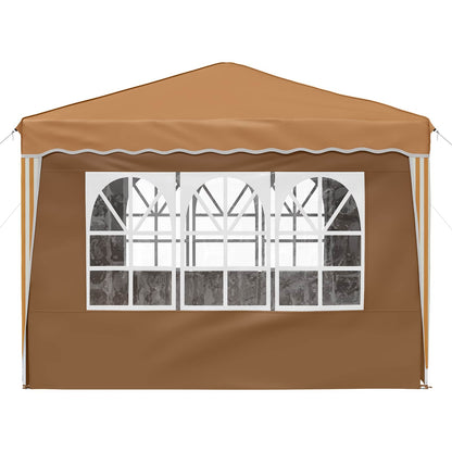 Tenda per feste a pop-up 288 x 288 x 245 cm Beige | homemem39