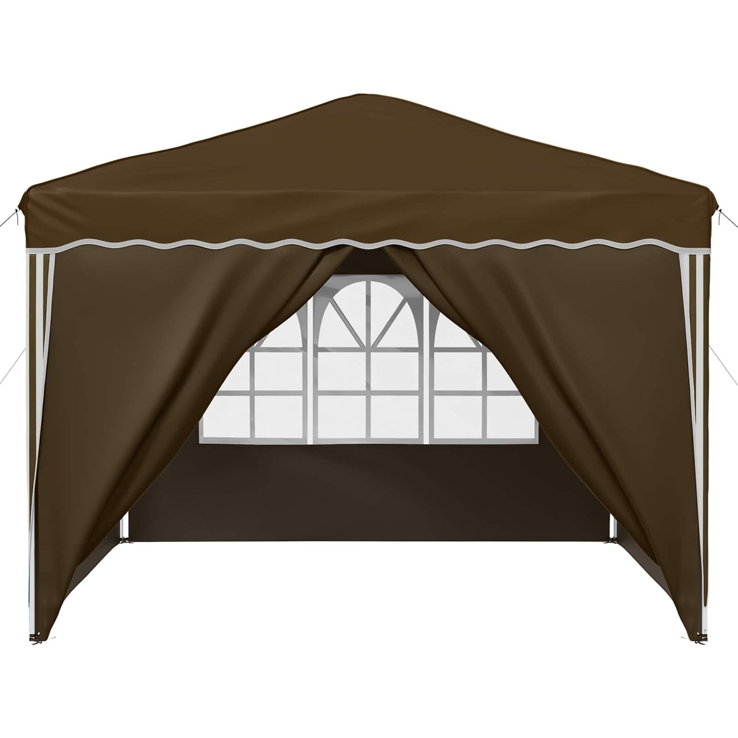 Tenda per feste a pop-up 288 x 288 x 245 cm Tortora