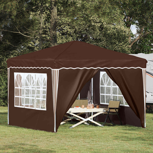 Tenda per feste a pop-up 288 x 288 x 245 cm Marrone | homemem39