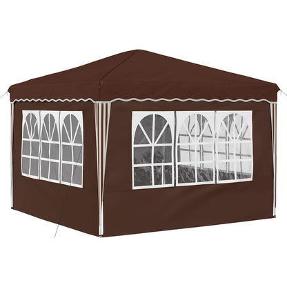 Tenda per feste a pop-up 288 x 288 x 245 cm Marrone | homemem39
