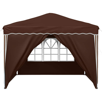 Tenda per feste a pop-up 288 x 288 x 245 cm Marrone | homemem39