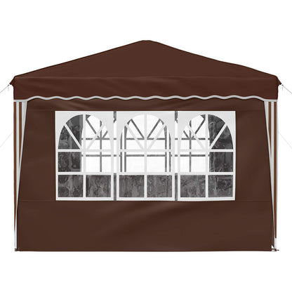 Tenda per feste a pop-up 288 x 288 x 245 cm Marrone | homemem39