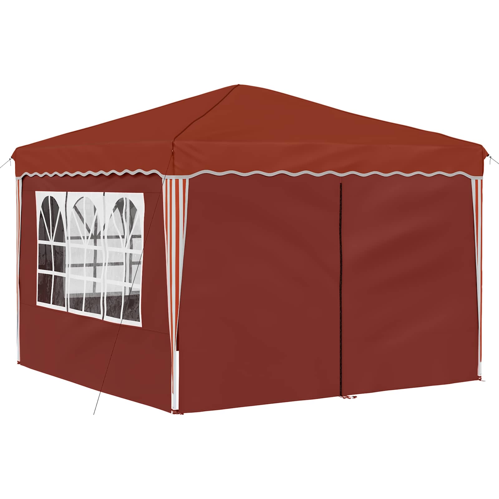 Tenda per feste a pop-up 288 x 288 x 245 cm Terracotta | homemem39