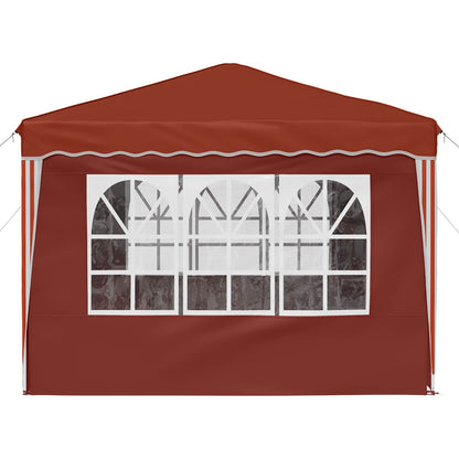 Tenda per feste a pop-up 288 x 288 x 245 cm Terracotta | homemem39