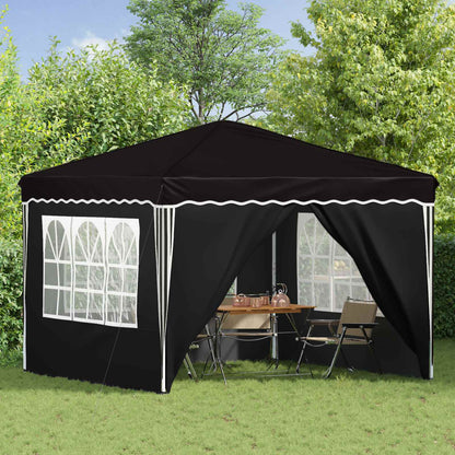 Tenda per feste a pop-up 288 x 288 x 245 cm Nero Tessuto Oxford | homemem39