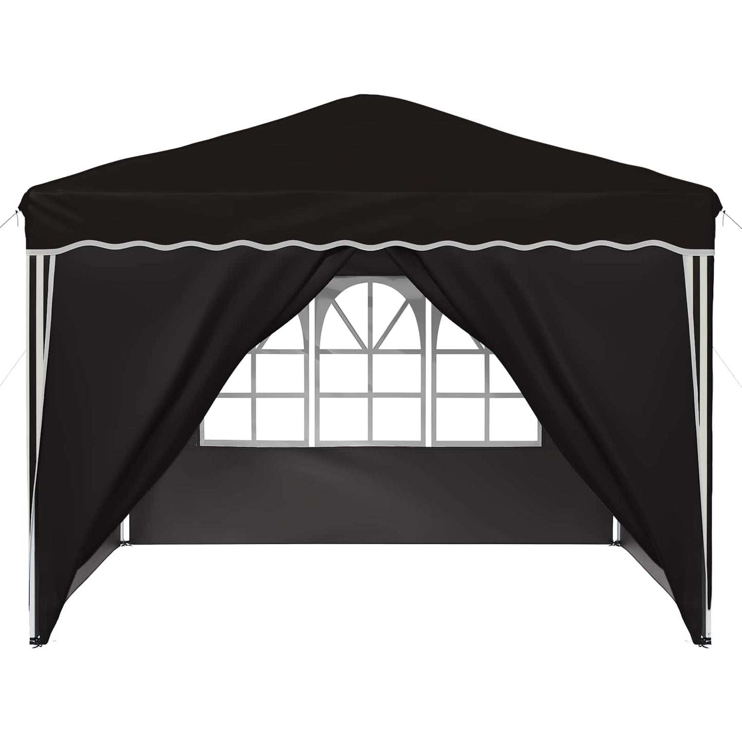 Tenda per feste a pop-up 288 x 288 x 245 cm Nero Tessuto Oxford | homemem39