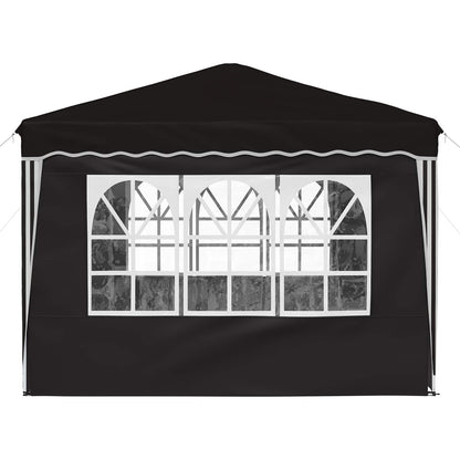 Tenda per feste a pop-up 288 x 288 x 245 cm Nero Tessuto Oxford | homemem39