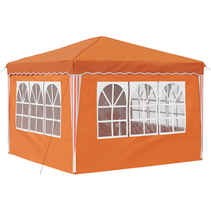 Tenda per feste a pop-up 288 x 288 x 245 cm Arancione | homemem39