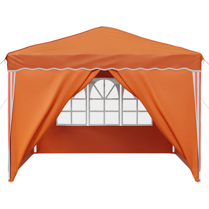 Tenda per feste a pop-up 288 x 288 x 245 cm Arancione | homemem39