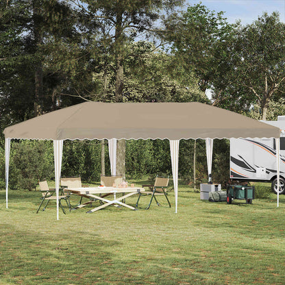 Tenda per feste a pop-up 575 x 290 x 245 cm Crema | homemem39