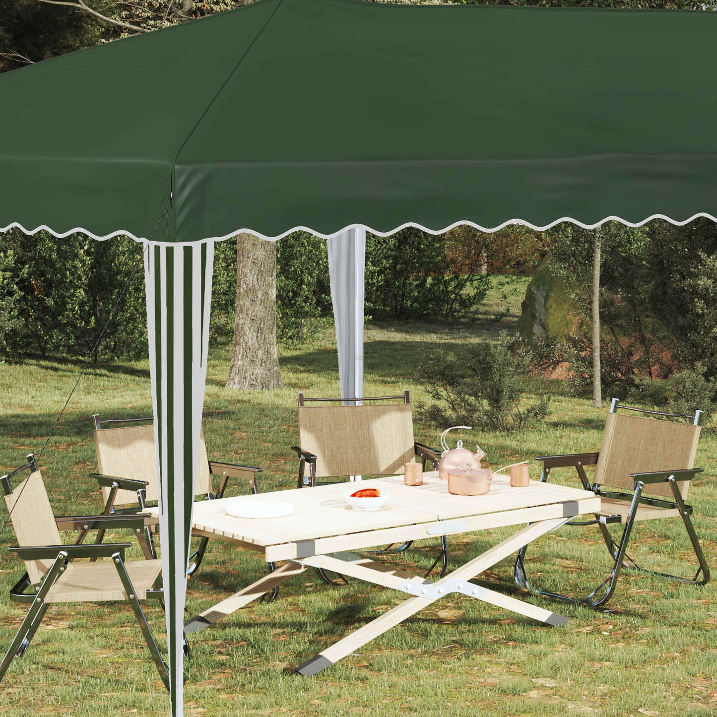 Tenda per feste a pop-up 575 x 290 x 245 cm Verde | homemem39