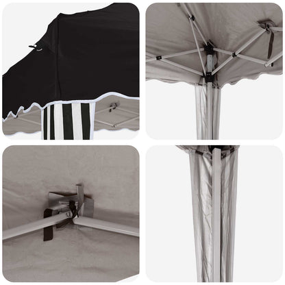 Tenda per feste a pop-up 575 x 290 x 245 cm Nero | homemem39