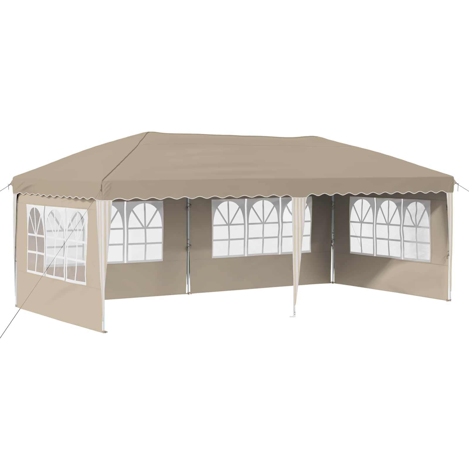 Tenda per feste a pop-up 575 x 289 x 245 cm Crema | homemem39