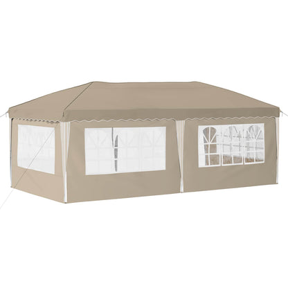 Tenda per feste a pop-up 575 x 289 x 245 cm Crema | homemem39