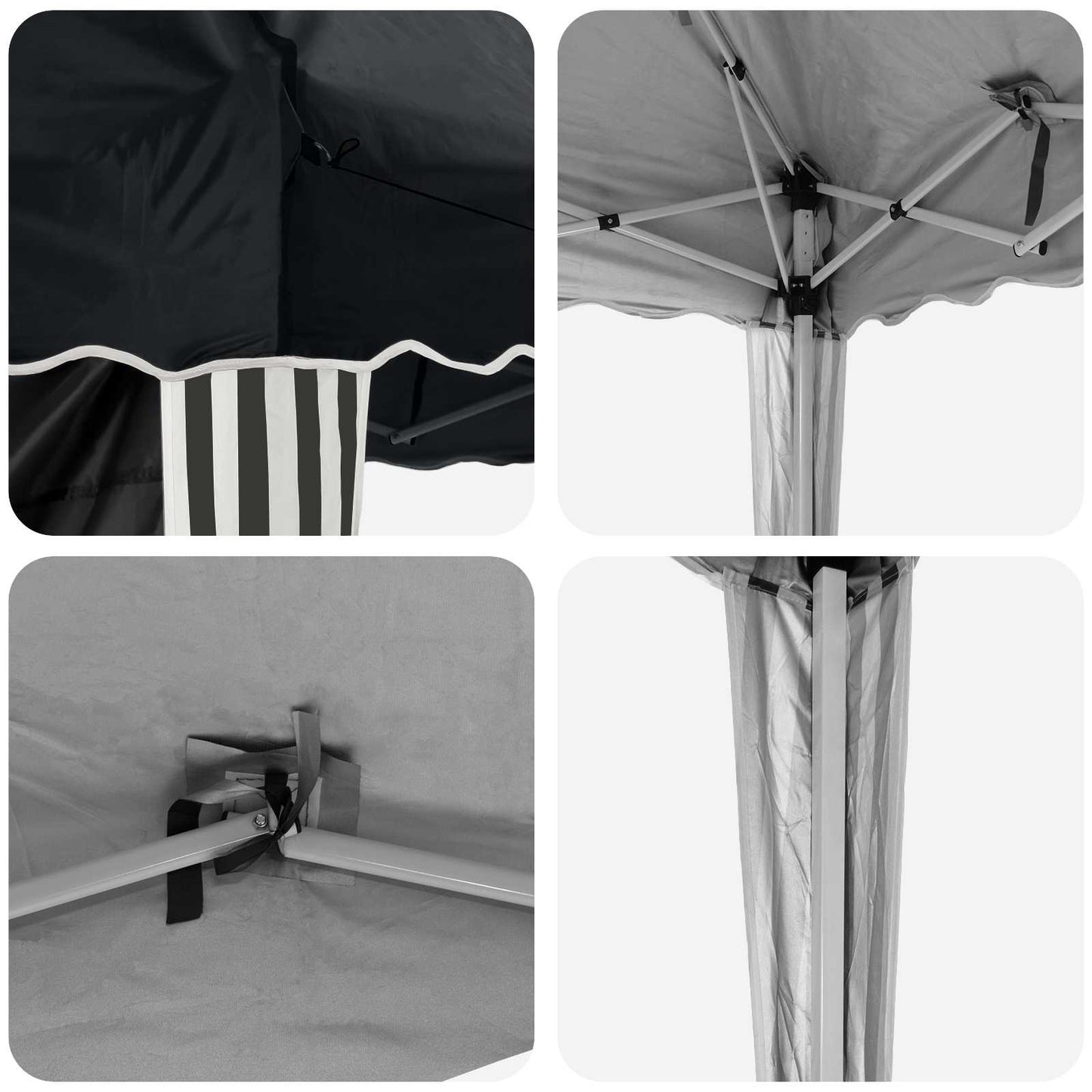 Tenda per feste a pop-up 575 x 289 x 245 cm Antracite | homemem39