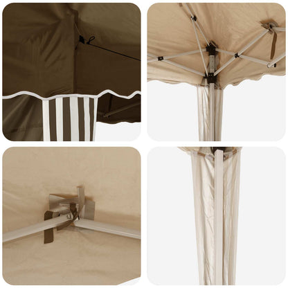 Tenda per feste a pop-up 575 x 289 x 245 cm Tortora | homemem39