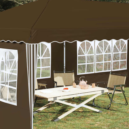 Tenda per feste a pop-up 575 x 289 x 245 cm Tortora | homemem39