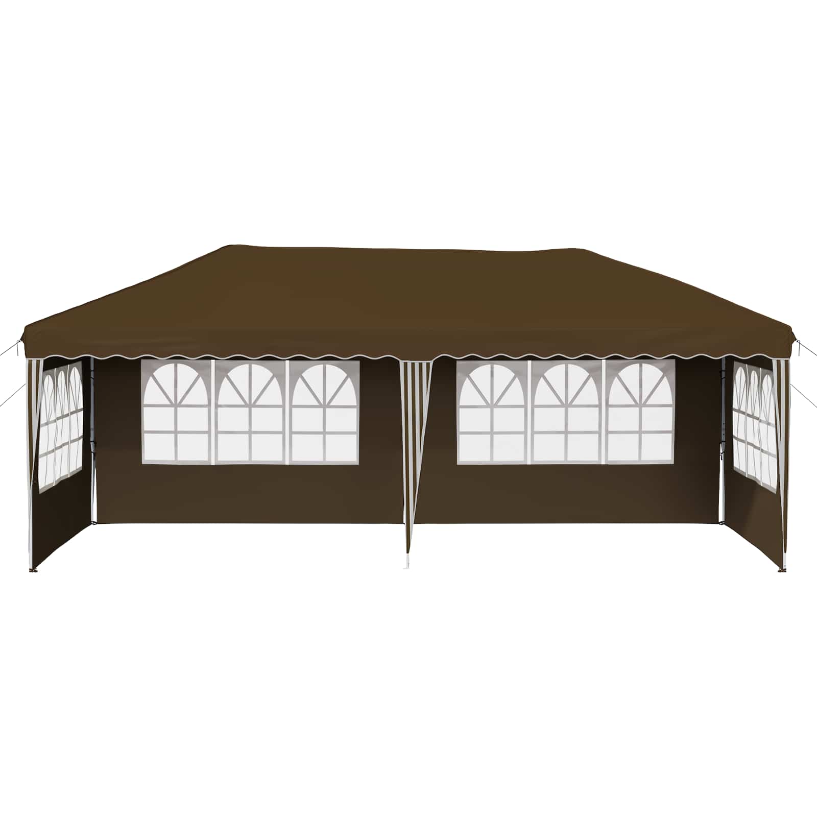 Tenda per feste a pop-up 575 x 289 x 245 cm Tortora | homemem39
