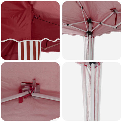 Tenda per feste a pop-up 575 x 289 x 245 cm Borgogna | homemem39