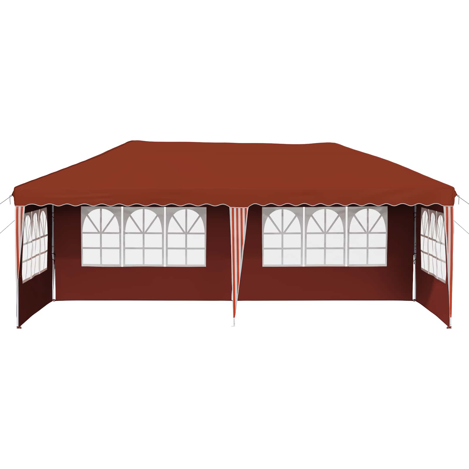 Tenda per feste a pop-up 575 x 289 x 245 cm Terracotta | homemem39