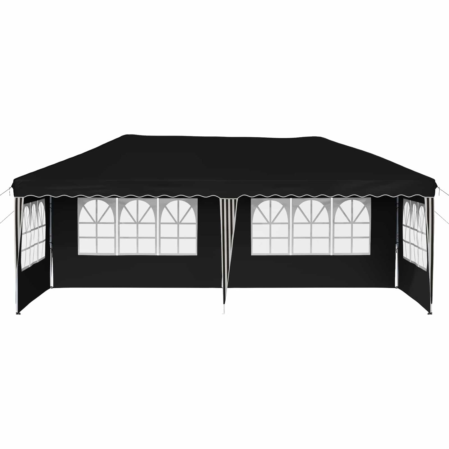 Tenda per feste a pop-up 575 x 289 x 245 cm Nero | homemem39
