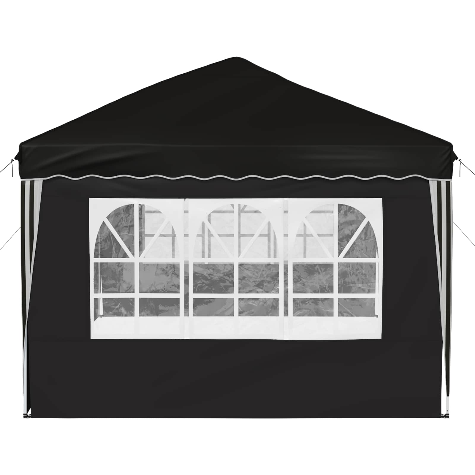 Tenda per feste a pop-up 575 x 289 x 245 cm Nero | homemem39