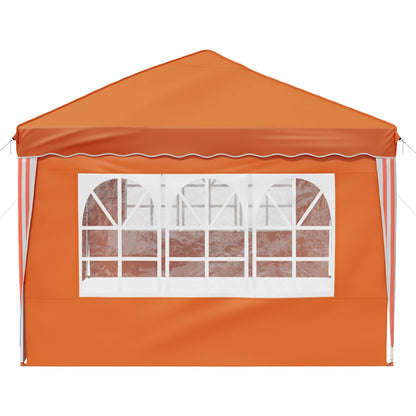 Tenda per feste a pop-up 575 x 289 x 245 cm Arancione | homemem39