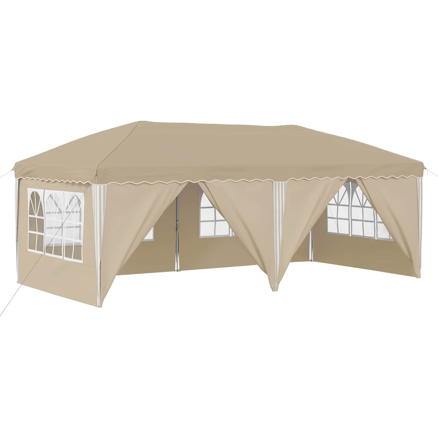 Tenda per feste a pop-up 575 x 288 x 245 cm Crema | homemem39