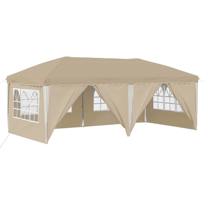 Tenda per feste a pop-up 575 x 288 x 245 cm Crema | homemem39