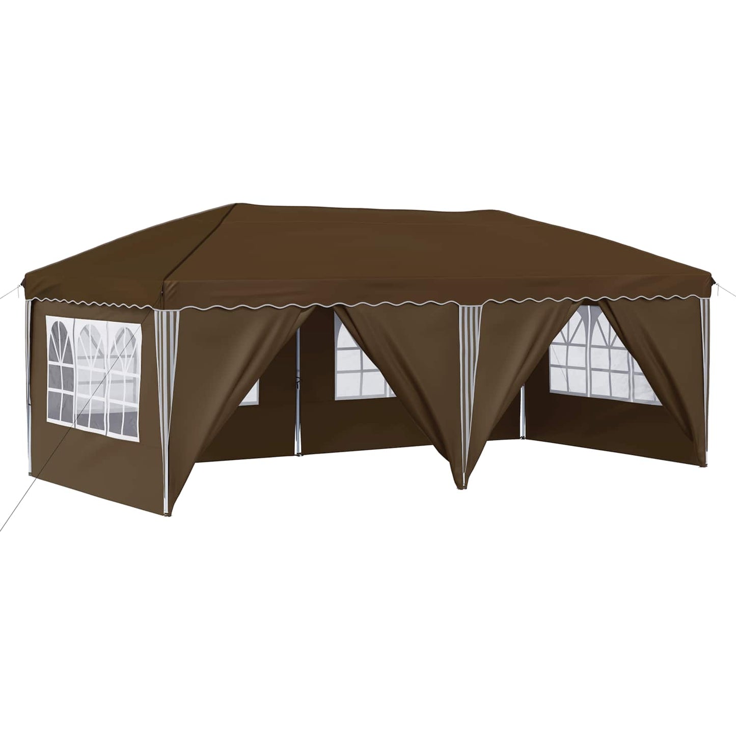 Tenda per feste a pop-up 575 x 288 x 245 cm Tortora | homemem39
