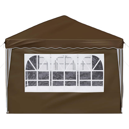 Tenda per feste a pop-up 575 x 288 x 245 cm Tortora | homemem39