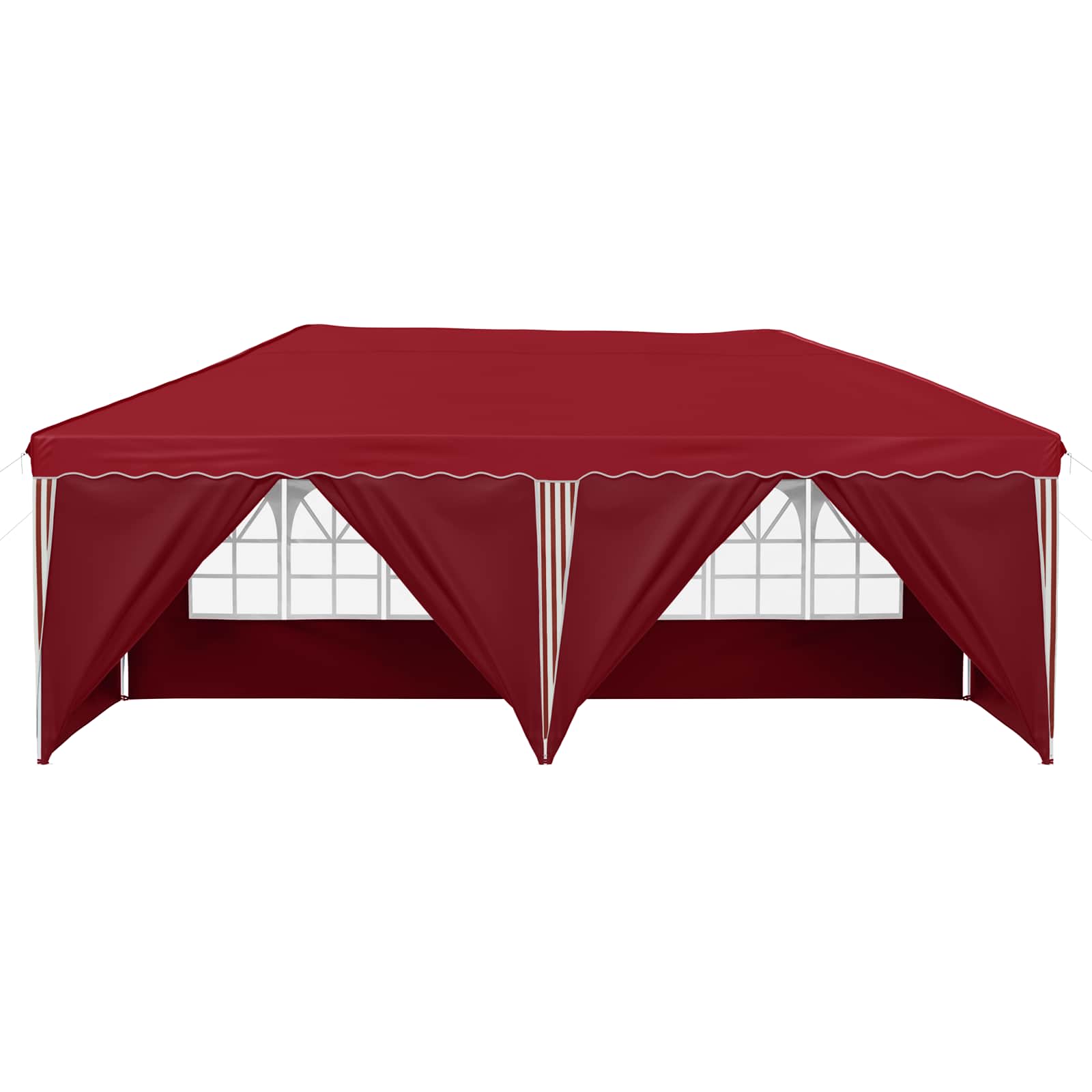 Tenda per feste a pop-up 575 x 288 x 245 cm Borgogna | homemem39