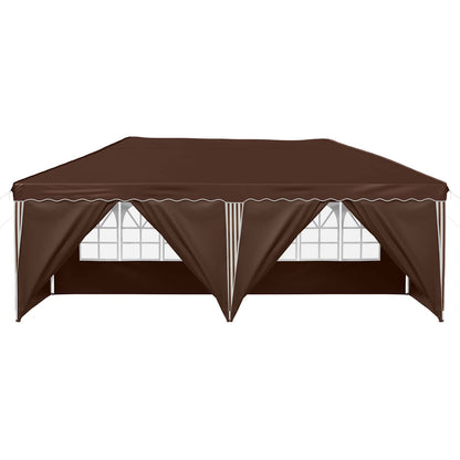 Tenda per feste a pop-up 575 x 288 x 245 cm Marrone | homemem39