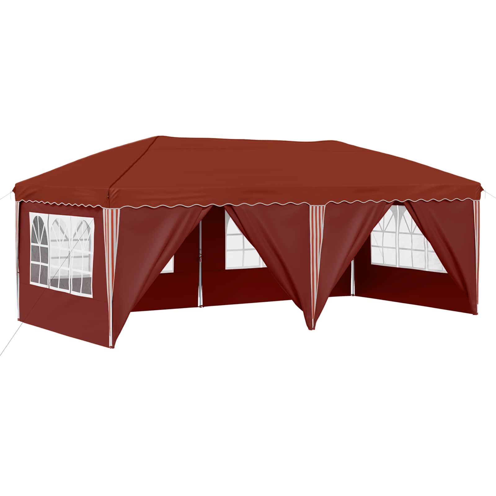 Tenda per feste a pop-up 575 x 288 x 245 cm Terracotta | homemem39