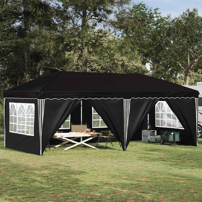 Tenda per feste a pop-up 575 x 288 x 245 cm Nero | homemem39