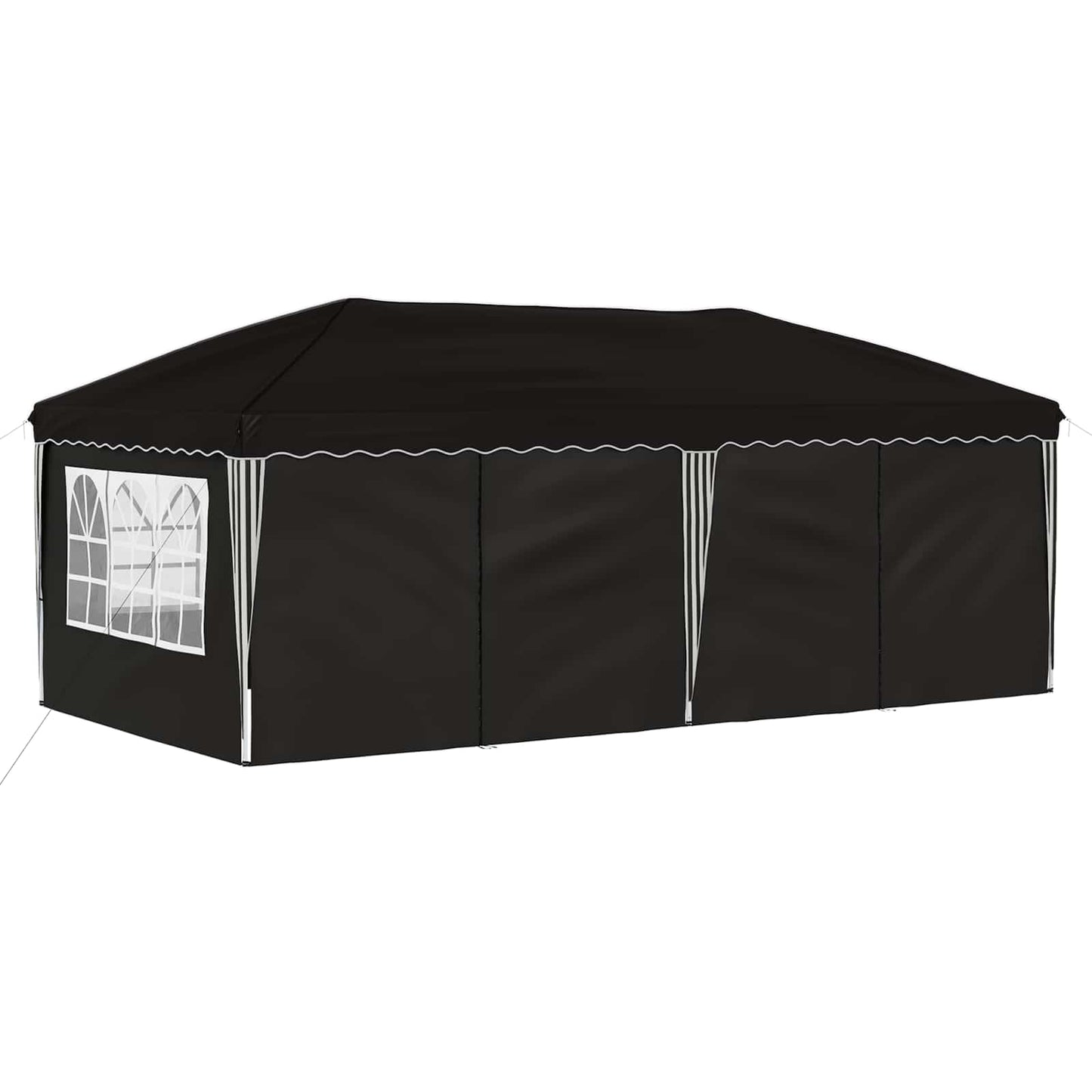 Tenda per feste a pop-up 575 x 288 x 245 cm Nero | homemem39