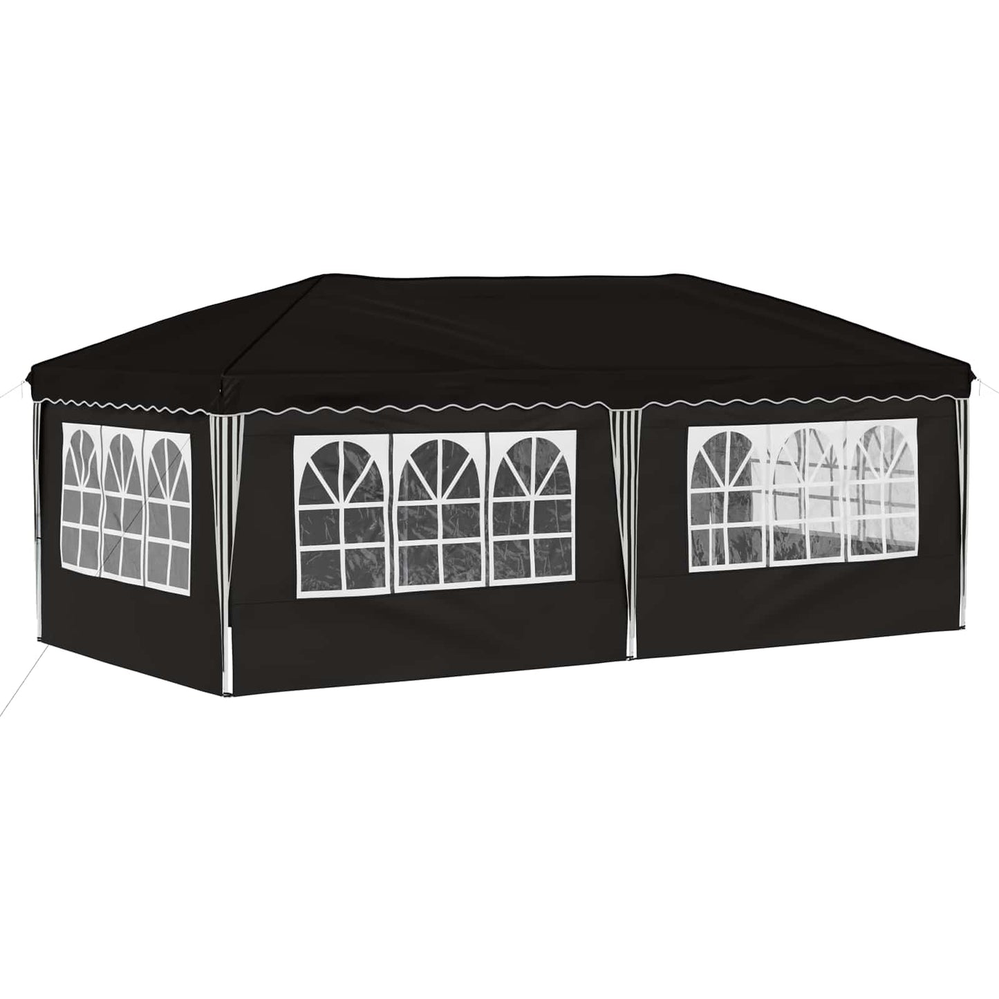 Tenda per feste a pop-up 575 x 288 x 245 cm Nero | homemem39