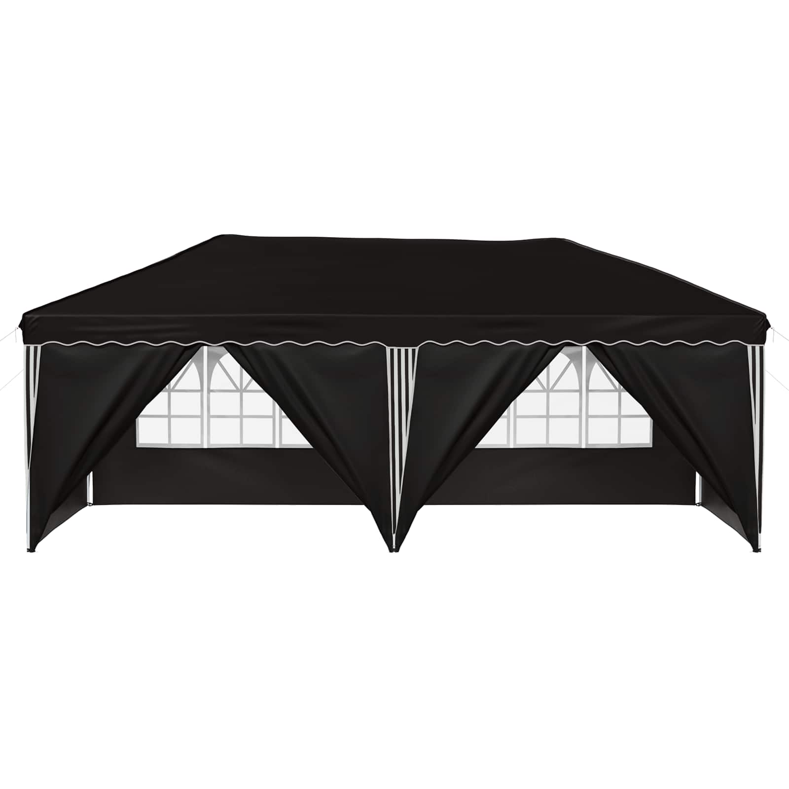 Tenda per feste a pop-up 575 x 288 x 245 cm Nero | homemem39