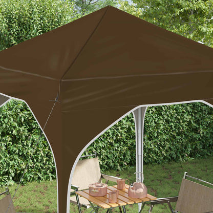 Tenda per feste a pop-up 194 x 194 x 245 cm Tortora | homemem39