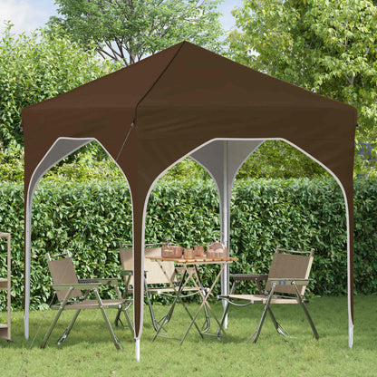 Tenda per feste a pop-up 194 x 194 x 245 cm Tortora | homemem39