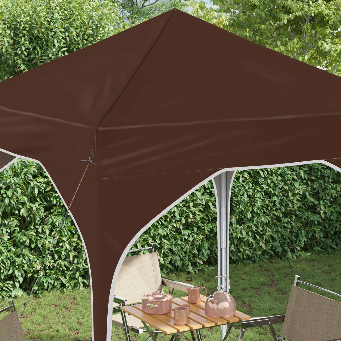 Tenda per feste a pop-up 194 x 194 x 245 cm Marrone | homemem39
