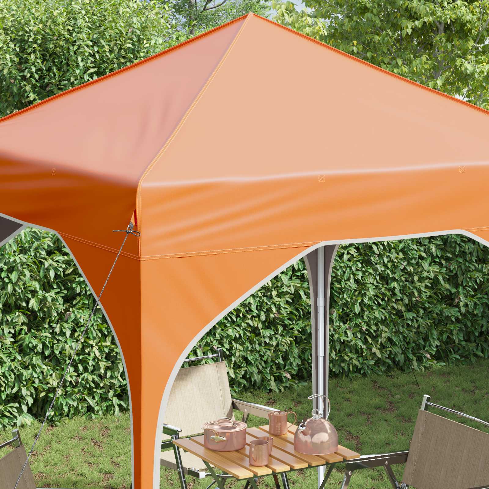 Tenda per feste a pop-up 194 x 194 x 245 cm Arancione | homemem39