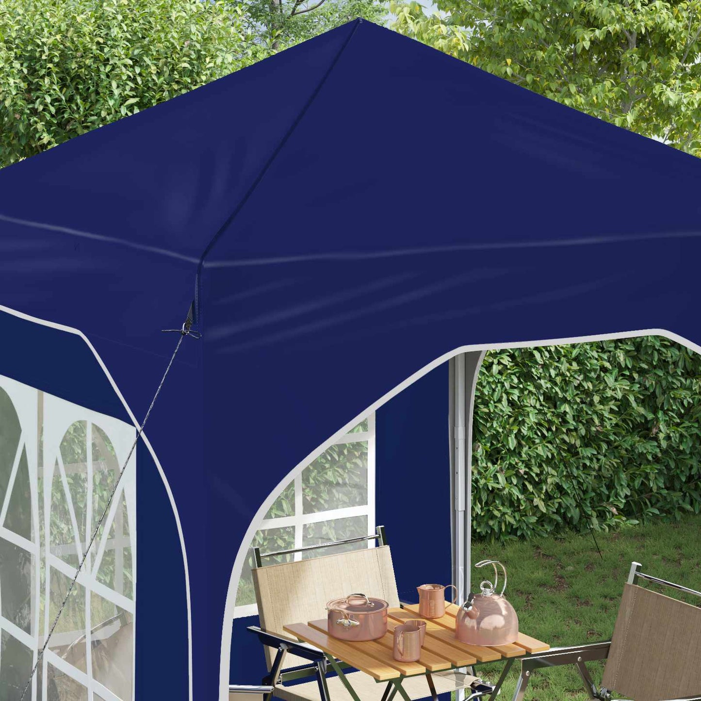 Tenda per feste a pop-up 192 x 192 x 245 cm Blu | homemem39